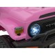 Masinuta electrica cu telecomanda TOYOTA FJ CRUISER 4 X 4, roti EVA, scaun tapitat, 100x64x71 cm, putere 90W - Roz