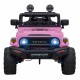 Masinuta electrica cu telecomanda TOYOTA FJ CRUISER 4 X 4, roti EVA, scaun tapitat, 100x64x71 cm, putere 90W - Roz