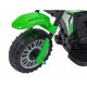 Motocicleta electrica HONDA CRF 450R, roti din plastic, 70x41x50 cm, putere 30W - Verde