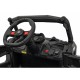 ATV electric cu telecomanda BUGGY DEFEND 4 X 4 JH-105, roti EVA, scaun tapitat, 106x75x59 cm, putere 140W - Negru