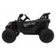 ATV electric cu telecomanda BUGGY DEFEND 4 X 4 JH-105, roti EVA, scaun tapitat, 106x75x59 cm, putere 140W - Negru