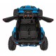 ATV electric cu telecomanda BUGGY DEFEND 4 X 4 JH-105, roti EVA, scaun tapitat, 106x75x59 cm, putere 140W - Albastru