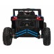 ATV electric cu telecomanda BUGGY DEFEND 4 X 4 JH-105, roti EVA, scaun tapitat, 106x75x59 cm, putere 140W - Albastru