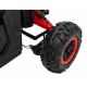 ATV electric cu telecomanda BUGGY DEFEND 4 X 4 JH-105, roti EVA, scaun tapitat, 106x75x59 cm, putere 140W - Rosu