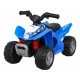 ATV electric HONDA 250X TRX, roti din plastic, scaun tapitat, 64x38x43 cm, putere 30W - Albastru