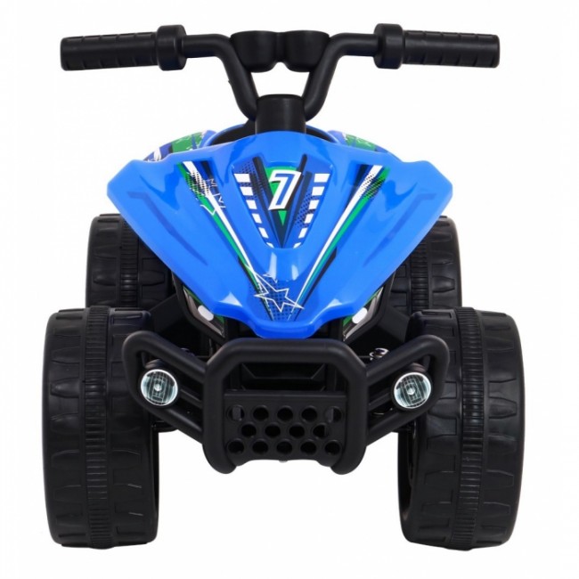 ATV electric LITTLE MONSTER TR1805, roti si scaun din plastic, 70x38.5x42 cm, putere 25W - Albastru