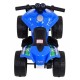 ATV electric LITTLE MONSTER TR1805, roti si scaun din plastic, 70x38.5x42 cm, putere 25W - Albastru