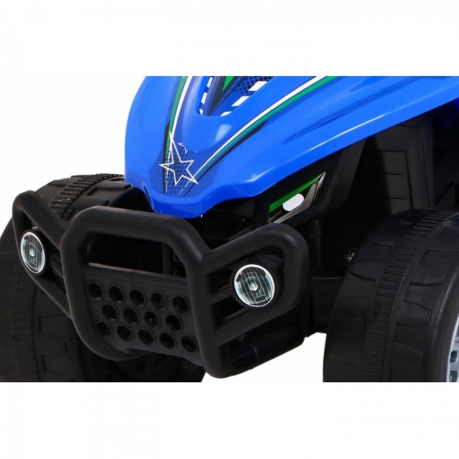 ATV electric LITTLE MONSTER TR1805, roti si scaun din plastic, 70x38.5x42 cm, putere 25W - Albastru