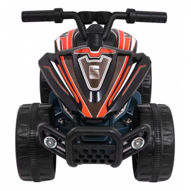 ATV electric LITTLE MONSTER TR1805, roti si scaun din plastic, 70x38.5x42 cm, putere 25W - Negru