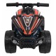 ATV electric LITTLE MONSTER TR1805, roti si scaun din plastic, 70x38.5x42 cm, putere 25W - Negru