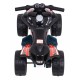 ATV electric LITTLE MONSTER TR1805, roti si scaun din plastic, 70x38.5x42 cm, putere 25W - Negru