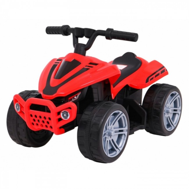 ATV electric LITTLE MONSTER TR1805, roti si scaun din plastic, 70x38.5x42 cm, putere 25W - Rosu