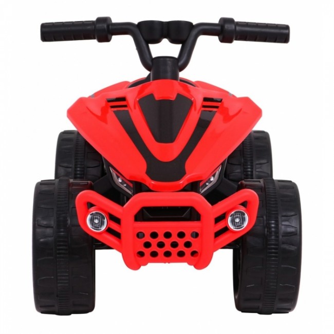 ATV electric LITTLE MONSTER TR1805, roti si scaun din plastic, 70x38.5x42 cm, putere 25W - Rosu