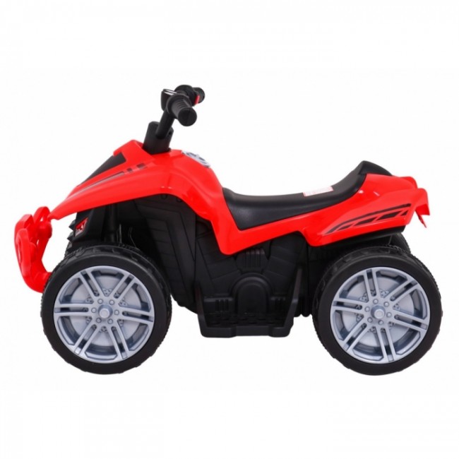 ATV electric LITTLE MONSTER TR1805, roti si scaun din plastic, 70x38.5x42 cm, putere 25W - Rosu