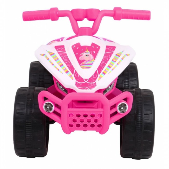 ATV electric LITTLE MONSTER TR1805, roti si scaun din plastic, 70x38.5x42 cm, putere 25W - Roz