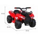 ATV electric STORM JS320, roti si scaun din plastic, 68x43x41 cm, putere 25W - Rosu