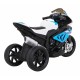 Motocicleta electrica BMW HP4, roti din plastic, scaun tapitat, 81x41x52 cm, putere 70W - Albastru