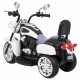 Motocicleta electrica CHOPPER NightBike TR1501, roti si scaun din plastic, 92x34x63 cm, putere 6V - Alb