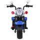 Motocicleta electrica CHOPPER NightBike TR1501, roti si scaun din plastic, 92x34x63 cm, putere 6V - Albastru