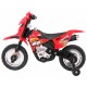 Motocicleta electrica CROSS BDM0912, roti si scaun din plastic + 2 roti ajutatoare, 105x50x72 cm, putere 6V - Rosu