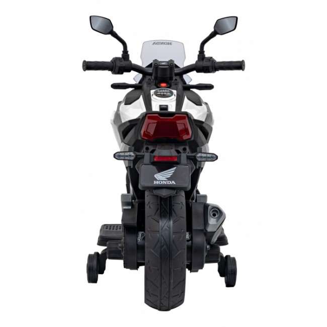 Motocicleta electrica HONDA NC750X, roti si scaun din plastic, 103x41x74 cm, putere 70W - Alb