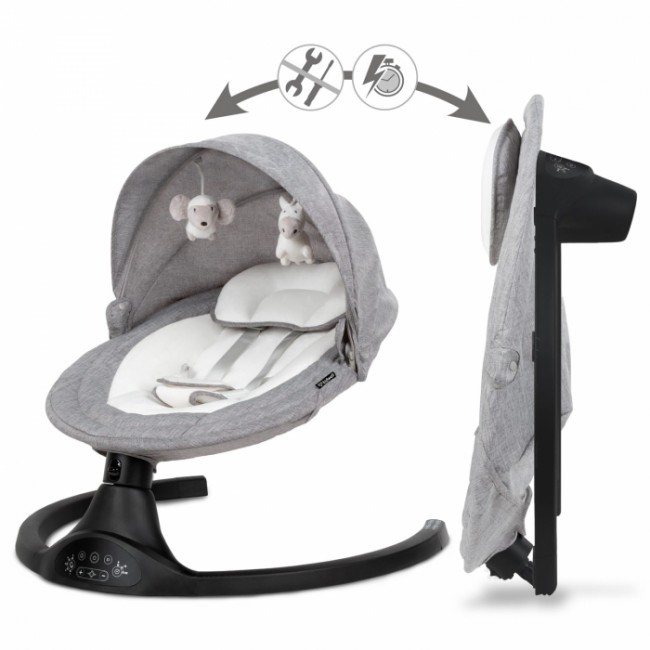 Leagan electric 2 in 1 Kidwell Luxi - Black Dark Melange