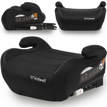 Inaltator auto 125-150 cm cu ISOFIX Kidwell Ovan - Black Inaltator auto 125-150 cm cu ISOFIX Kidwell Ovan - Black