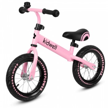 Bicicleta fara pedale Kidwell Cruzer Flower - Pink Bicicleta fara pedale Kidwell Cruzer Flower - Pink