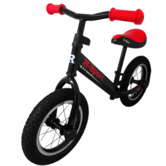 Bicicleta fara pedale cu roti gonflabile R2 R-Sport - Negru