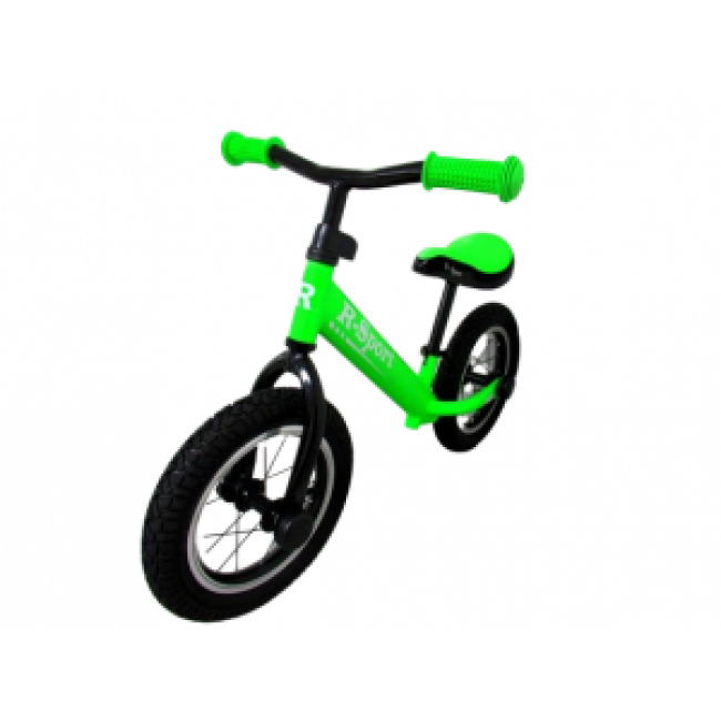 Bicicleta fara pedale cu roti gonflabile R2 R-Sport - Verde