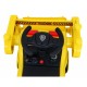 Excavator electric cu cupa mobila, roti si scaun din plastic, 113x41x52 cm, putere 6V - Galben