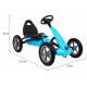 Kart cu pedale si roti gonflabile, varsta 3 ani+, 113x60x65 cm, Gokart STAR - Albastru