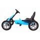 Kart cu pedale si roti gonflabile, varsta 3 ani+, 113x60x65 cm, Gokart STAR - Albastru