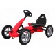 Kart cu pedale si roti gonflabile, varsta 3 ani+, 113x60x65 cm, Gokart STAR - Rosu