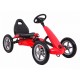 Kart cu pedale si roti gonflabile, varsta 3 ani+, 113x60x65 cm, Gokart STAR - Rosu