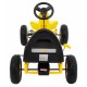 Kart cu pedale si roti gonflabile, varsta 3 ani+, 114x59x63 cm, Gokart CHAMPION - Galben