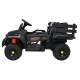 Masinuta electrica cu telecomanda FARMER PICK-UP, roti EVA, scaun tapitat, 116x66x65 cm, putere 70W - Negru