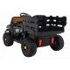 Masinuta electrica cu telecomanda FARMER PICK-UP, roti EVA, scaun tapitat, 116x66x65 cm, putere 70W - Negru