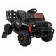 Masinuta electrica cu telecomanda FARMER PICK-UP, roti EVA, scaun tapitat, 116x66x65 cm, putere 70W - Negru