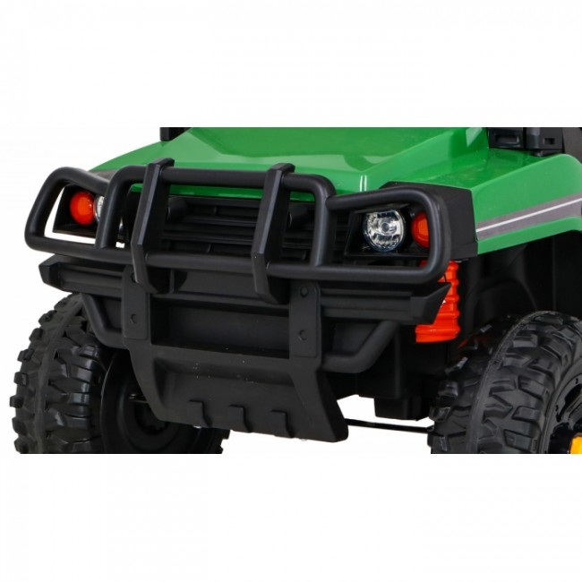 Masinuta electrica cu telecomanda FARMER PICK-UP, roti EVA, scaun tapitat, 116x66x65 cm, putere 70W - Verde