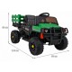 Masinuta electrica cu telecomanda FARMER PICK-UP, roti EVA, scaun tapitat, 116x66x65 cm, putere 70W - Verde