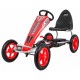 Kart cu pedale si roti gonflabile, varsta 3 ani+, 122x57x73 cm, Gokart AIR - Rosu