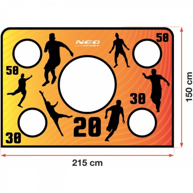 Covoras numerotat pentru poarta de fotbal 215 x 150 cm Neo-Sport 1467