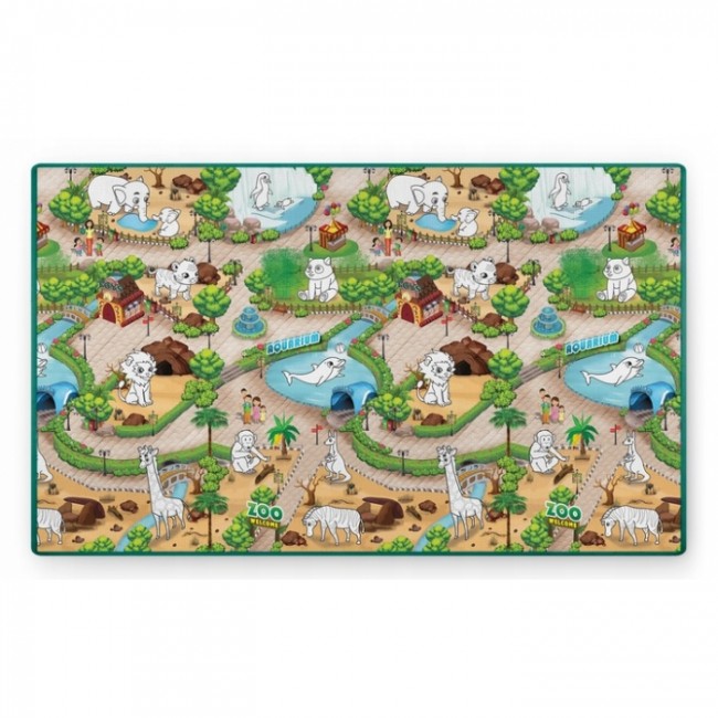 Salteluta de joaca XXL 200 x 120 x 0.3 cm Ricokids RK-343 - Zoo