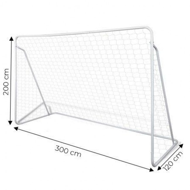 Poarta de fotbal 300 x 120 x 200 cm Ecotoys DS1456