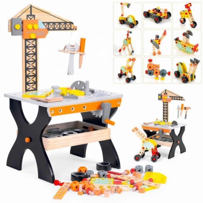 Banc de lucru din lemn pentru copii Ecotoys TL812003