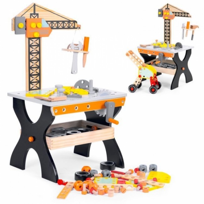 Banc de lucru din lemn pentru copii Ecotoys TL812003