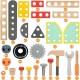 Banc de lucru din lemn pentru copii Ecotoys TL812003
