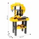 Atelier de lucru cu unelte pentru copii, 23 elemente, Ecotoys HC395062