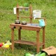 Bucatarie de exterior din lemn pentru copii Ecotoys TL814005